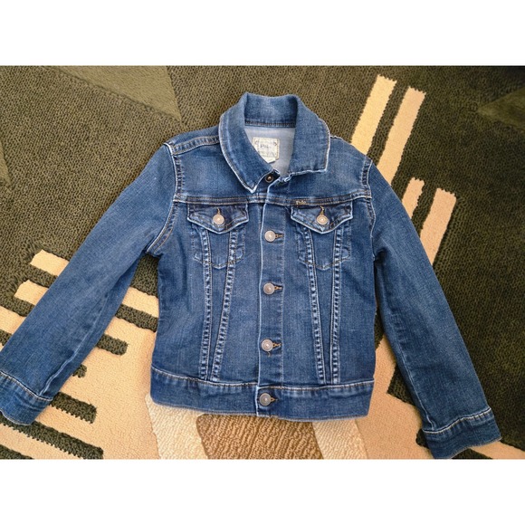 Polo Ralph Lauren Other - Polo Ralph Lauren Kids Denim Jean Jacket Size 9 Blue Authentic snap Front